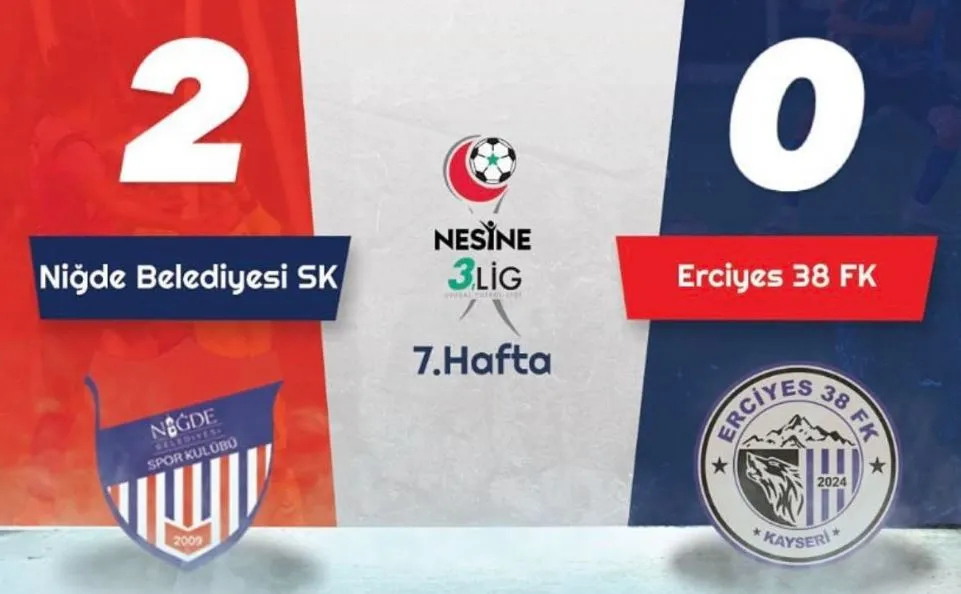 Niğde Belediyespor Siftah Yaptı: 2-0