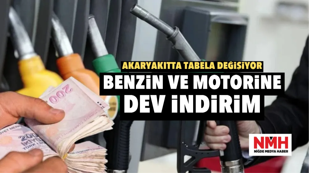 Benzin ve motorine dev indirim!