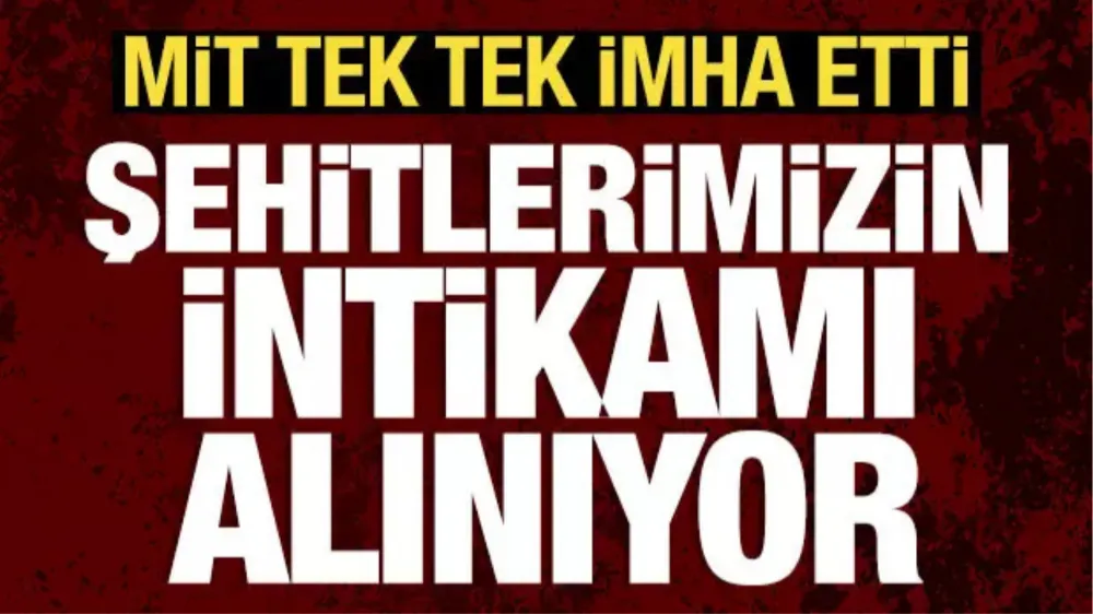 MİT tek tek imha etti: Şehitlerimizin intikamı alındı