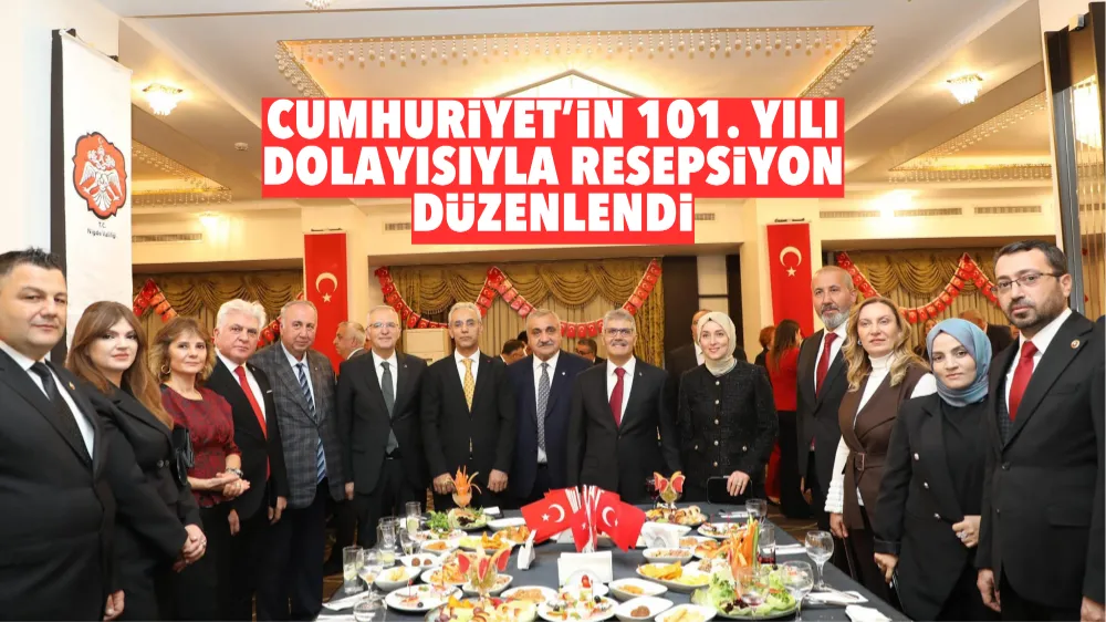 Cumhuriyet’in 101. Yılı dolayısıyla resepsiyon düzenlendi