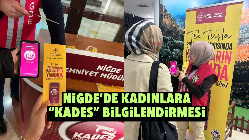 Niğde’de kadınlara “KADES” bilgilendirmesi