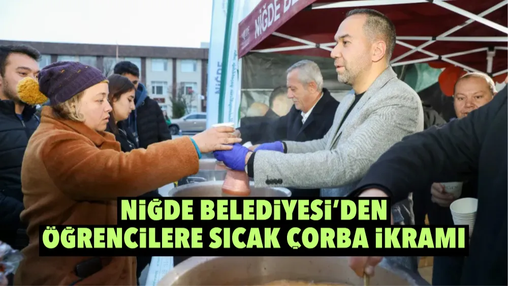 Niğde Belediyesi, sınav haftasında öğrencileri yalnız bırakmıyor!