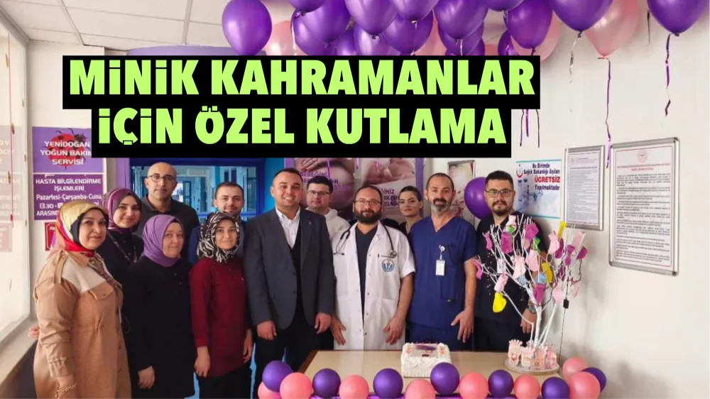 Minik kahramanlar için özel kutlama