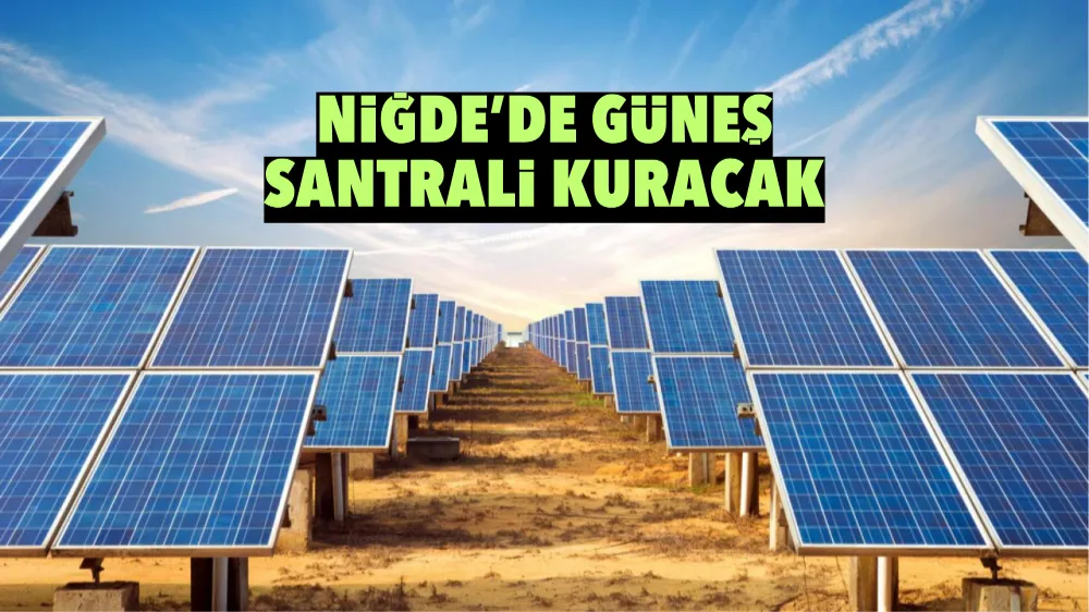 Niğde’de güneş santrali kuracak