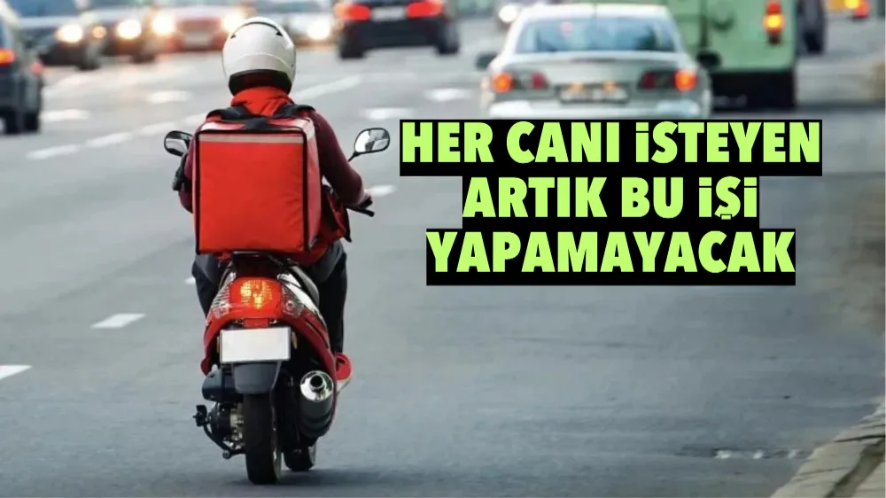 Her canı isteyen artık bu işi yapamayacak