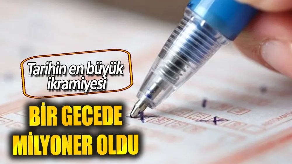 Tarihin en büyük ikramiyesi. Bir gecede milyoner oldu