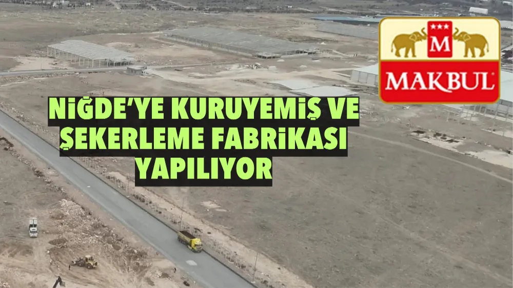 NİĞDE’YE KURUYEMİŞ VE ŞEKERLEME FABRİKASI YAPILIYOR